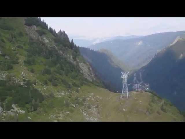 Zbor la Balea lac  cu  Bixler 1400 ,fly  in the sky, Balea lake  Romania