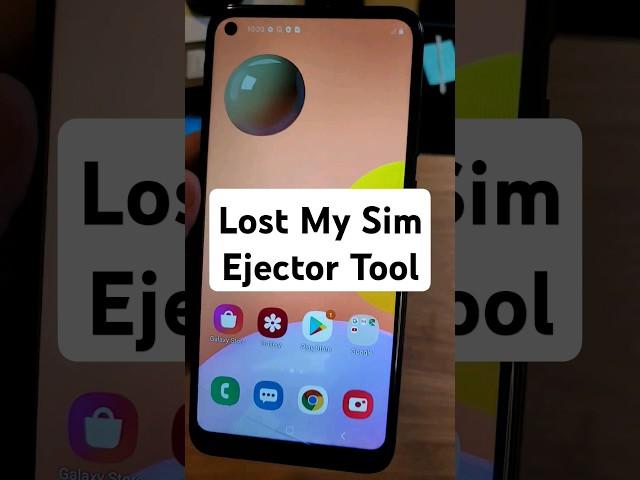 I lost my Sim Ejector Tool - How Do I Change the SIM Card