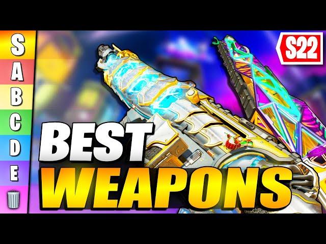 RANKING The BEST WEAPONS In Apex Legends Season 22! (Tier List)