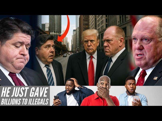 BILLIONS WERE JUST GIVEN To Illegal Migrants In Illinois By Gov. JB Pritzker