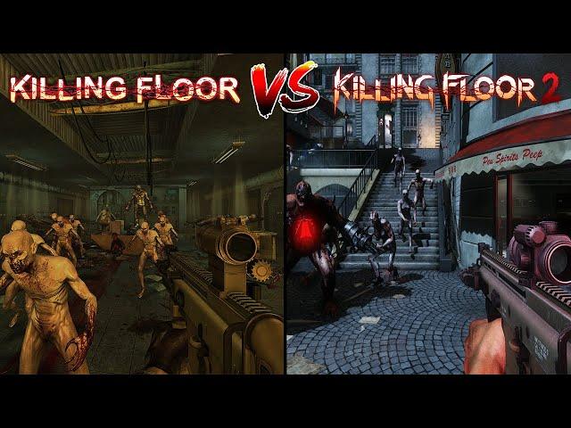 Killing Floor 1 VS Killing Floor 2 (Round by Round Comparison)