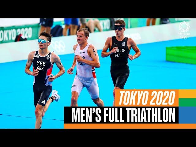 Men's FULL Triathlon ‍️‍️‍️ | Tokyo Replays