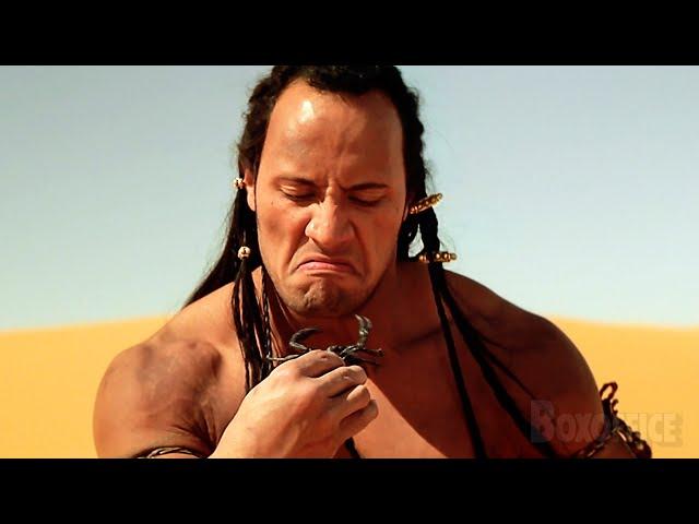 The Rock eats a raw scorpion! (FIRST cinema appearance) | The Mummy Returns  | CLIP