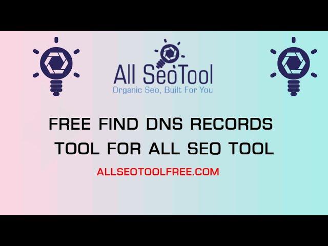 How to Find DNS Records | Smallseotools | DNS |Free Find DNS records Tool For All SEO Tool Free