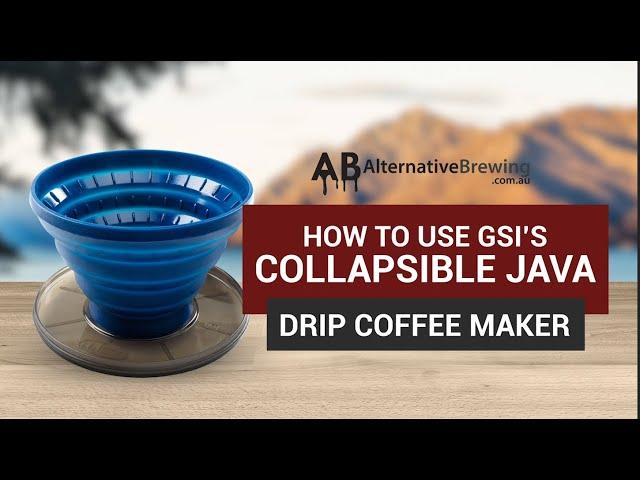 How to use the GSI Collapsible Java Drip Coffee Maker