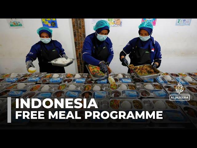 Indonesia launches free meal programme for children and pregnant women