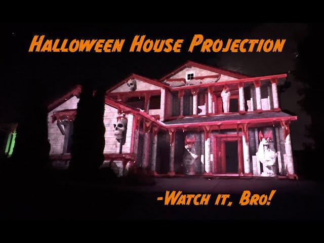 Halloween House Projection Mapping 2022