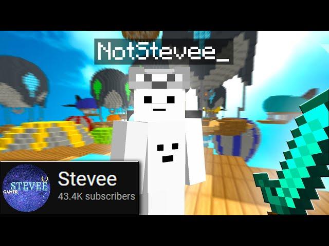 I Made NotStevee Play BEDWARS...