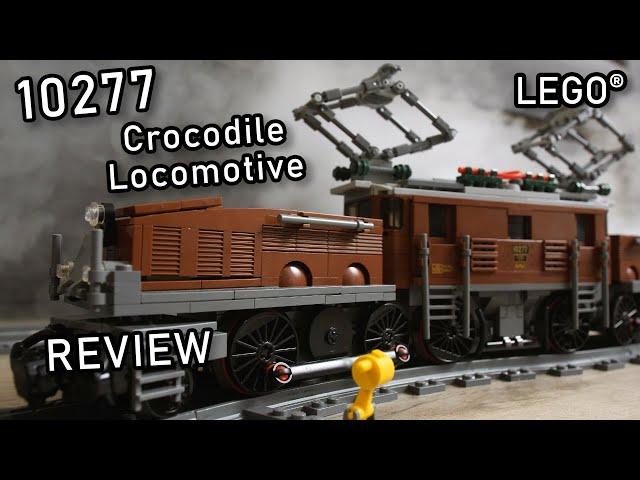 LEGO 10277 Review| LEGO Crocodile Locomotive | Review 10277 LEGO Creator 2020 | LEGO Trains