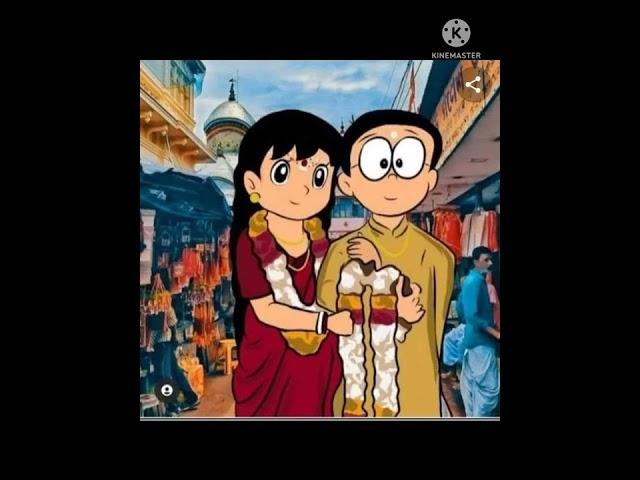 nobita doraemon shizuka love moment