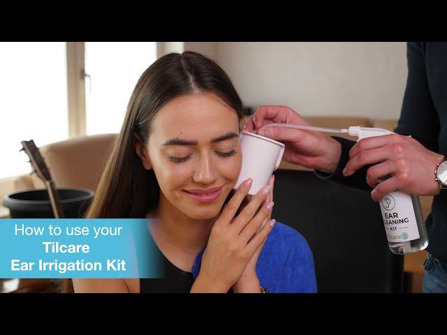 How to use the Tilcare Ear Wax Removal Cleaning Kit - Perfect Ear Irrigation Flushing Adults & Kids