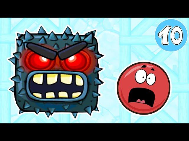 КРАСНЫЙ ШАР против Черного Квадрата №10. ФИНАЛ. Мультик ИГРА Red Ball 4 на Хвостик ТВ