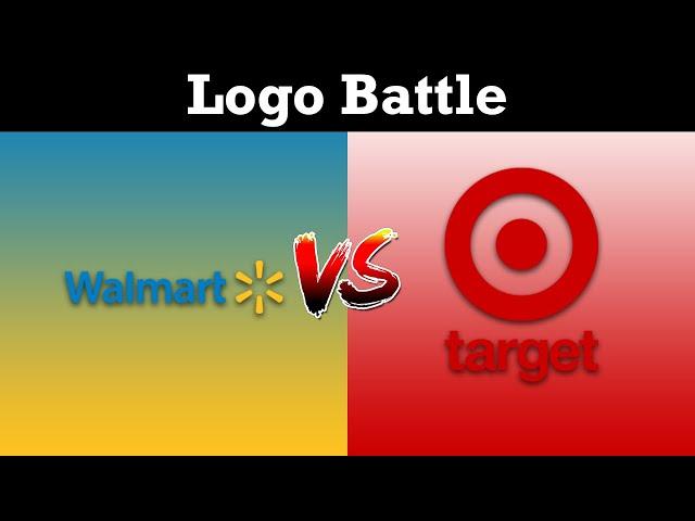 Walmart vs Target - Logo Battle