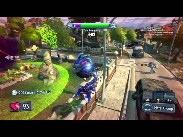 Plants vs. Zombies Garden Warfare Armored Chomper Gameplay