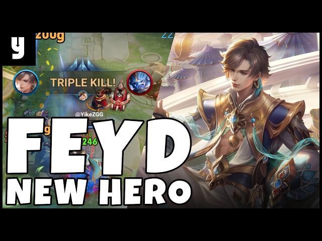 Trying out the new hero FEYD in Honor of Kings – Full Gameplay