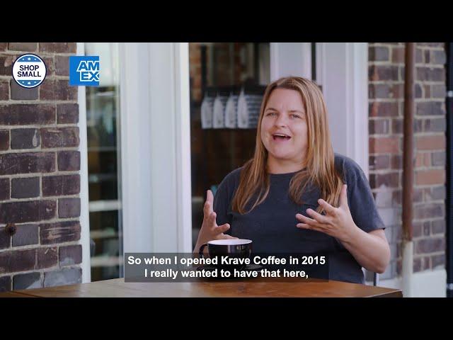 #ShopSmall at Krave Coffee