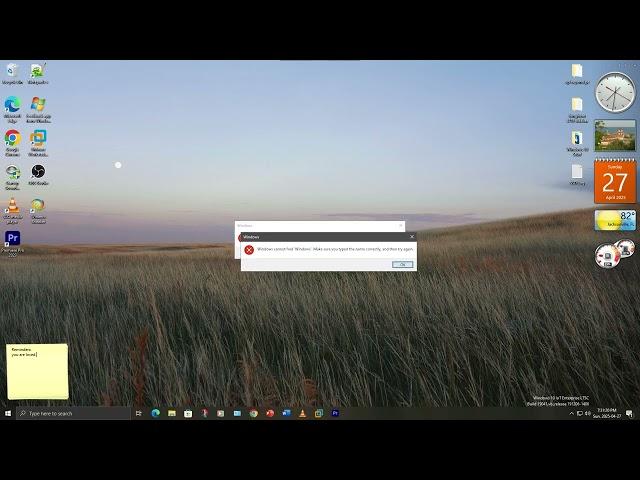 (short) Windows 10 Crazy Error Test 1