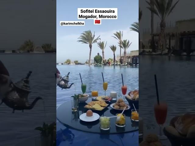 Sofitel Essaouira Mogador, Morocco  Waking up and having a brunch with this view #travelmorocco