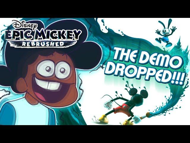 THEY DROPPED A DEMO FOR EPIC MICKEY REBRUSHED, LET'S PLAY IT!!!!