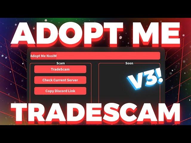 ADOPT ME TRADESCAM IS FINALLY HERE ️ | New Features! pastebin link