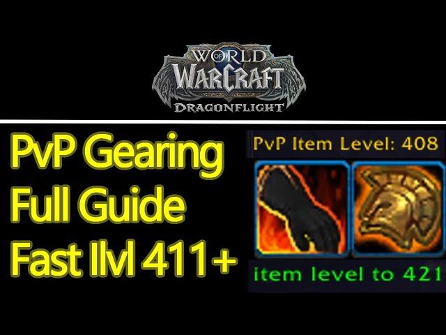 WoW Dragonflight pvp gearing guide, ilvl 411, vendor locations, bloody tokens, tips and tricks