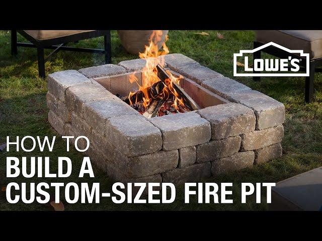 How To Build a Custom-Sized Fire Pit