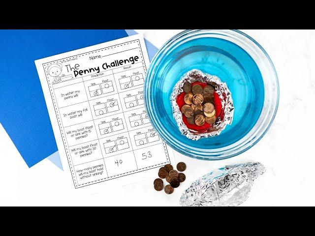 Penny Boat Challenge Science Experiment