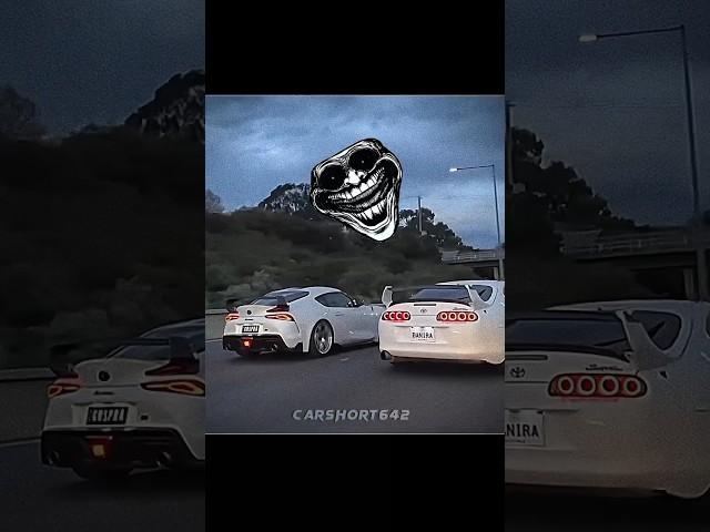TOYOTA SUPRA Mk5 SUPRA MK4 ️Nissan GT-R 34TROLL FACE#carlover#supra#mk4#mk5#edit#toyota#old#new