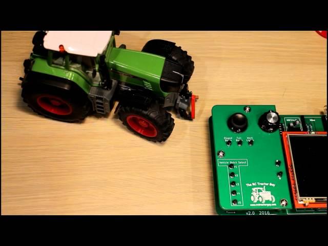 Controlling a Standard Control 32 Tractor with my Arduino Based RC Controller