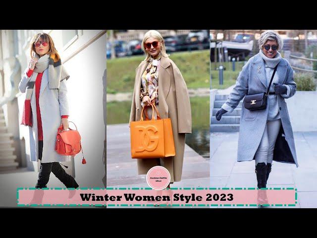 Winter Women's Fashion Over 50 | Cold Weather Winter Business Casual Women's Outfits