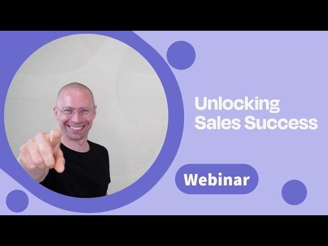 Seidat webinar: Unlocking sales success