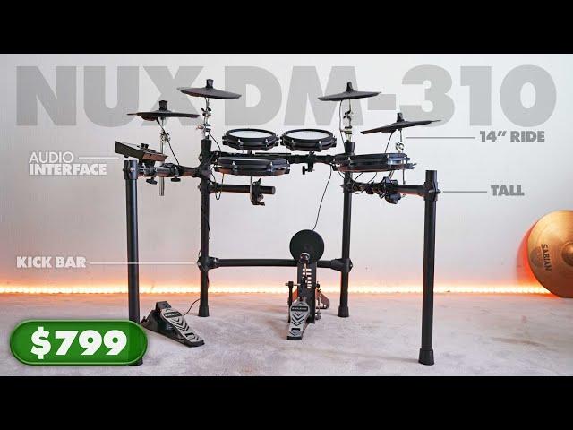 A Powerful E-Drum Set Under $800 - NUX DM-310 Review