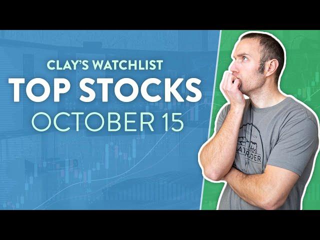 Top 10 Stocks For October 15, 2024 ( $DJT, $TVGN, $MARA, $SOFI, $NVDA, and more! )