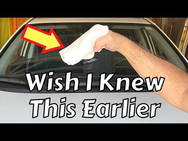 A Much Easier Way Clean the Inside of Your Windshield