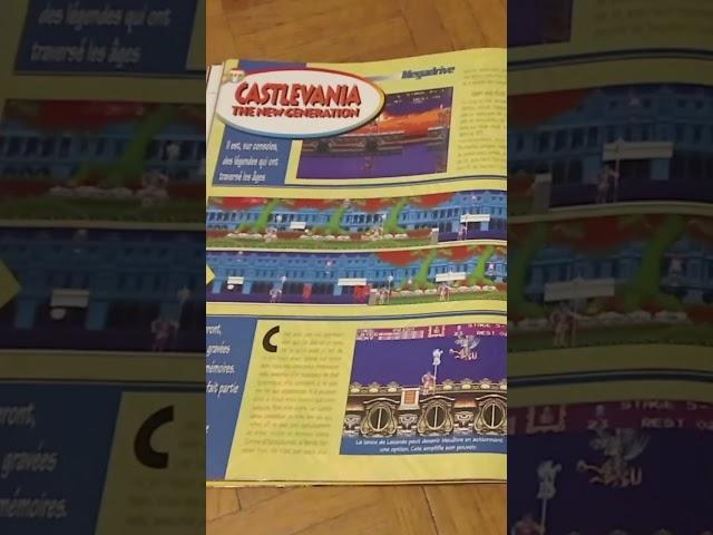 Test de Castelvania New Generation dans Player One (partie 1)     #retrogaming #magazine #1994 #sega