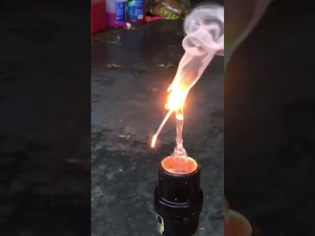 Light Bulb Without the Bulb #science #experiment #fun #fire