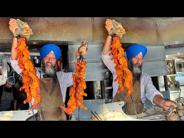 अमृतसर का फेमस तन्दूरी चिकन NONVEG KING IN AMRITSAR | TANDOORI CHICKEN MAKING @ BUBBY FISH & CHICKEN