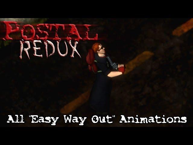 POSTAL Redux | All "Easy Way Out" Animations