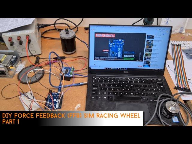 DIY Force Feedback (FFB) Sim Racing Wheel - Part 1 Wiring