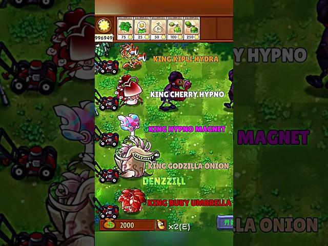 ALL NEW KING PLANTS VS ZOMBIES FUSION 2.1.5 ‍️ #pvz #pvz2 #pvzfusion #plantsvszombies