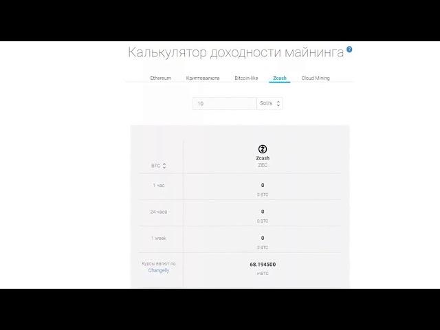 Калькулятор Майнинга Биткоина Онлайн