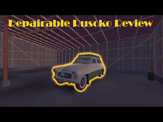 Ruscko but better - Repairable Ruscko Review - My Summer Car mod review