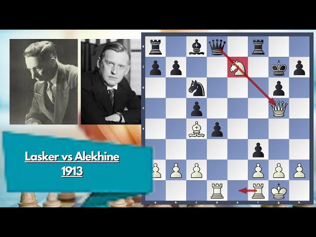 Bad Position || Edward Lasker vs Alexander Alekhine || 1913