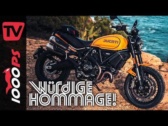 50 Jahre! Ducati Scrambler 1100 Tribute Pro 2022 Test