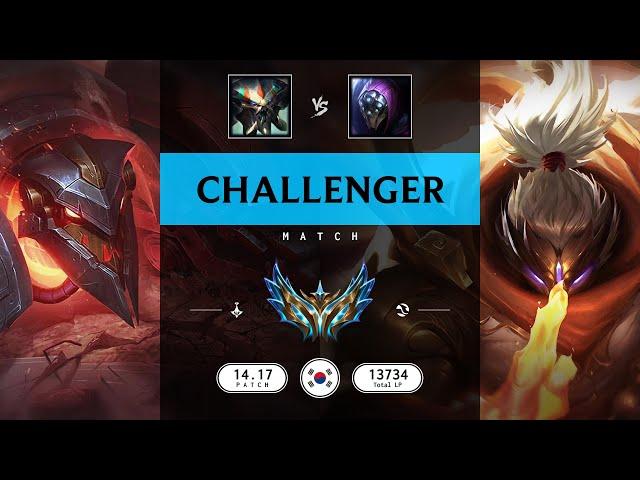 Challenger Match: Over 10.000 LP - KR server Patch 14.17