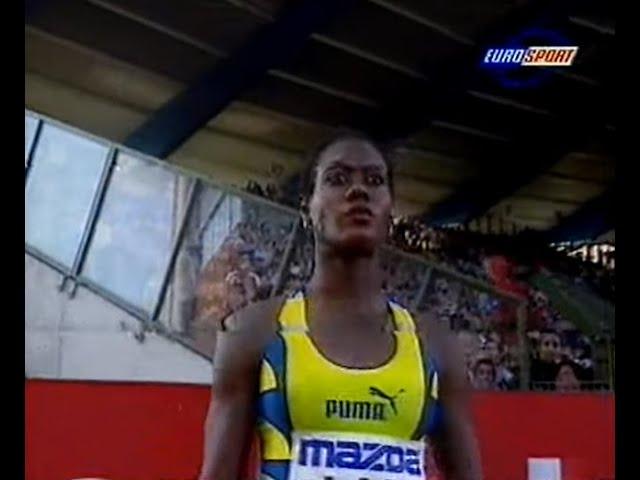 Merlene  Ottey  vs  Gail  Devers 100m ( Brussels  Meeting 1996 )