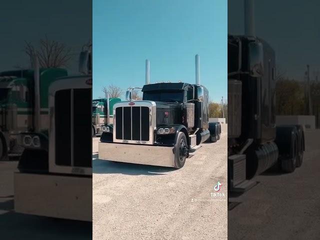 Black Peterbilt 389