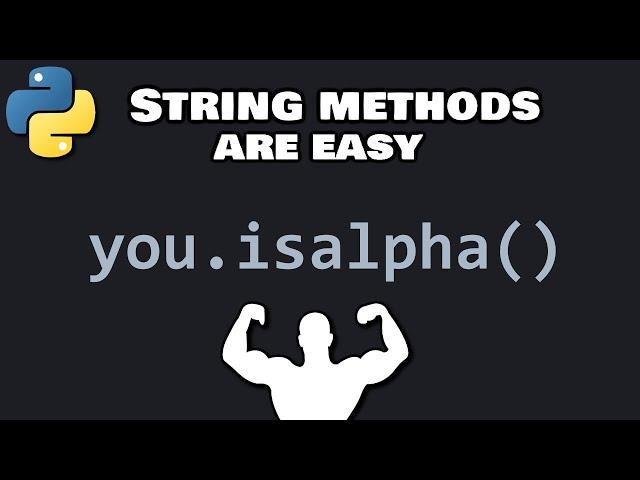 String methods in Python are easy 〰️