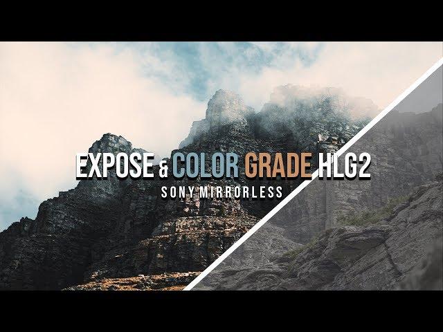 How I EXPOSE and COLOR GRADE HLG2 | Sony A7III A7RIII A6400 | Premiere Pro CC