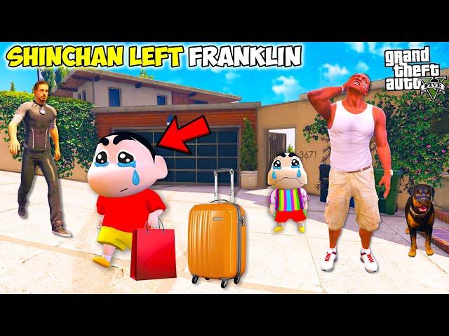 Shinchan Left Franklin & Avengers in GTA 5! (GTA 5 mods)